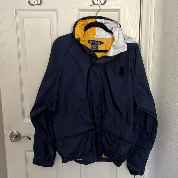 Vintage 90’s Nautica Men’s Young America Nautex waterproof Sailing Team Jacket - Picture 1 of 7